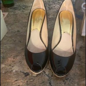 Michael Kors, patent leather black size 9